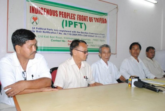 IPFT warns CPI (M), govt over Twipraland issue IPFT warns CPI (M), govt over Twipraland issue